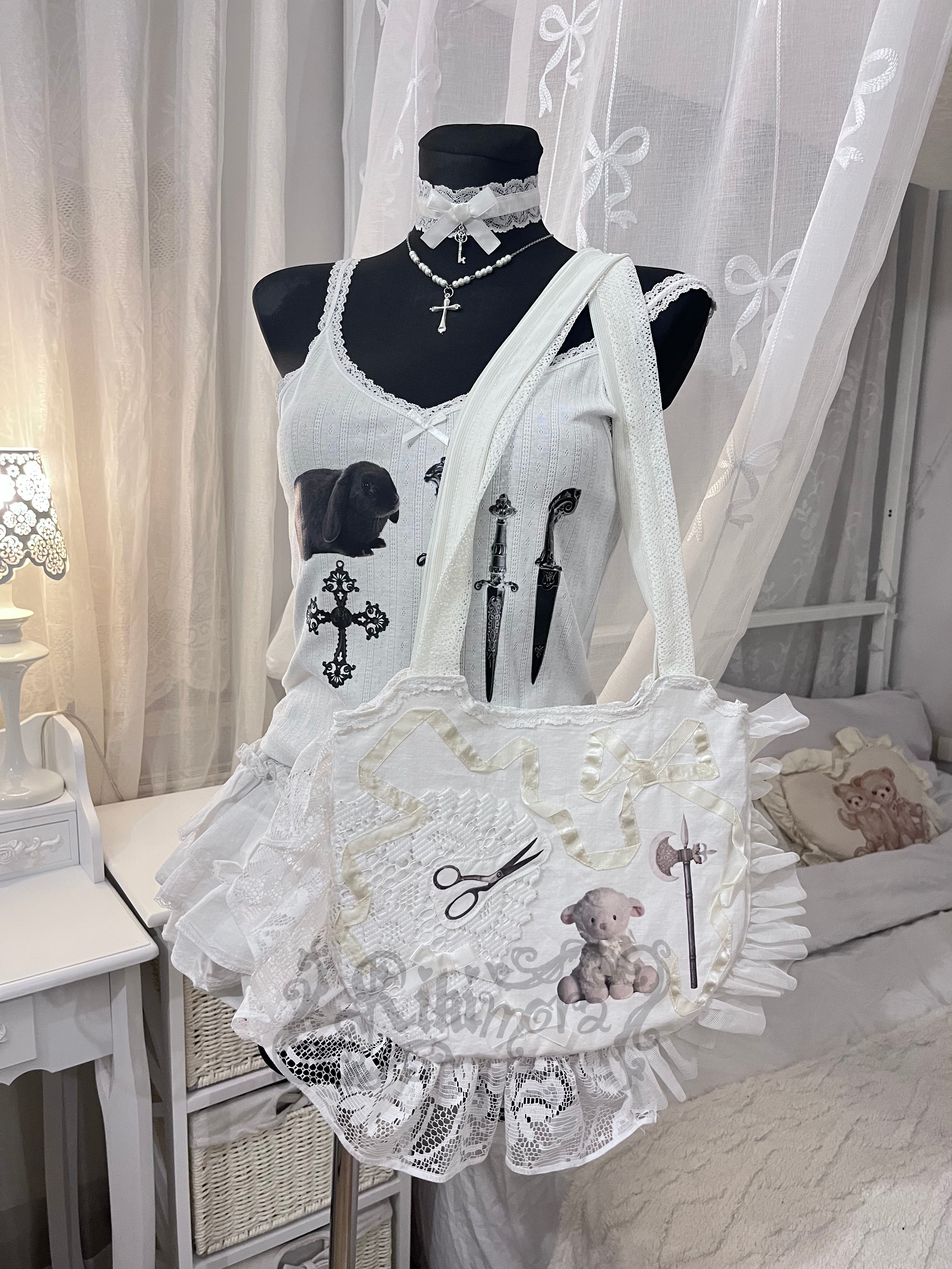 Axe & Lamb - handmade bag 𝄞⨾𓍢ִ໋