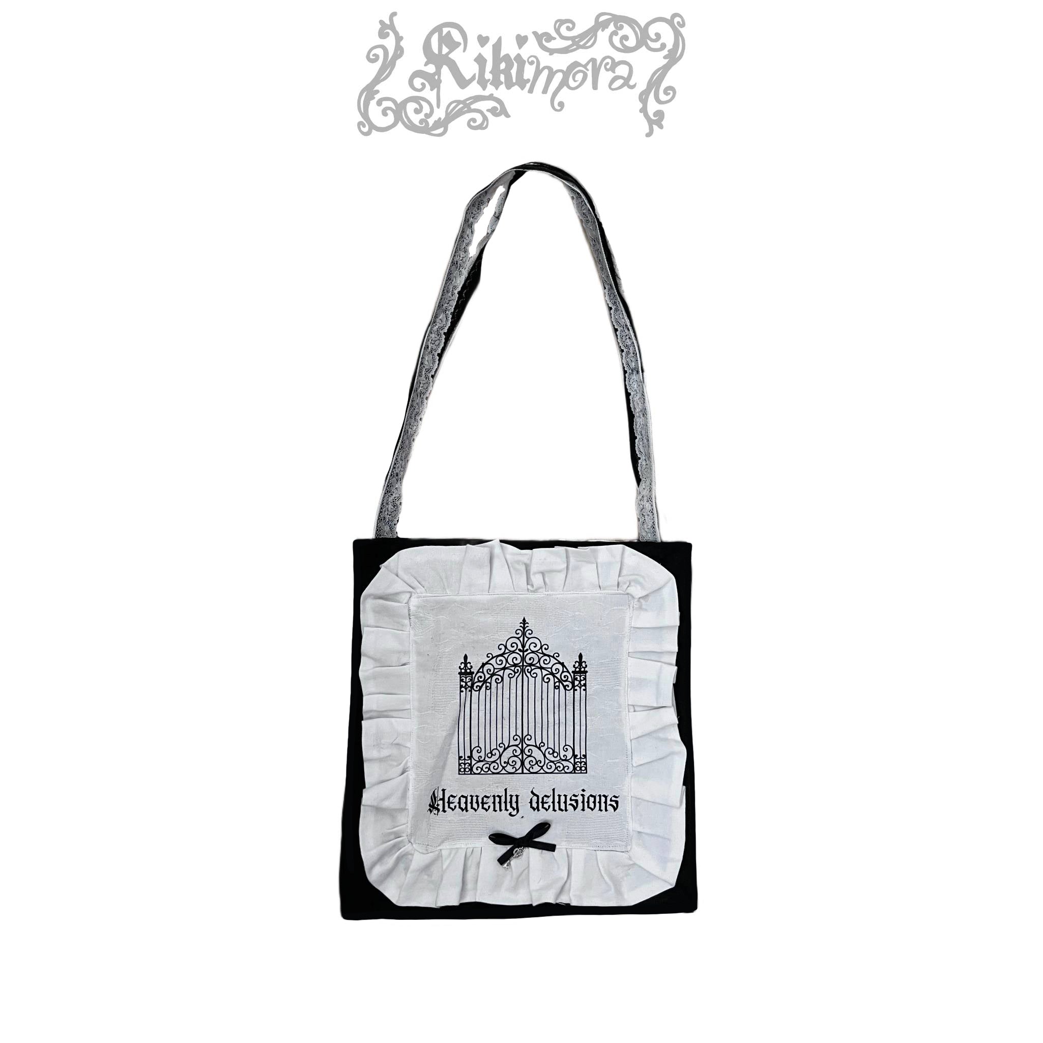 Heavenly Delusions - handmade tote bag 🕯₊˚⊹♡