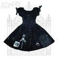 Mourning - 1/1 reworked gothic lolita dress